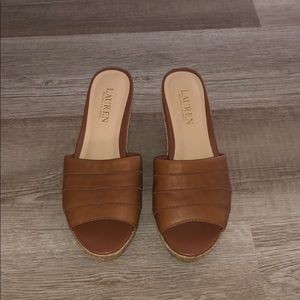 New Leather wedges